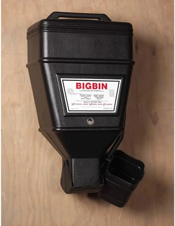 Wall mounted dog food dispenser