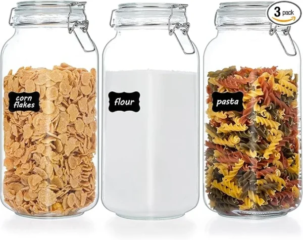 Glass Food Storage Jars